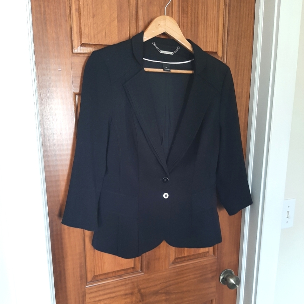 WHITE HOUSE BLACK MARKET Tailored Black Women's Blazer